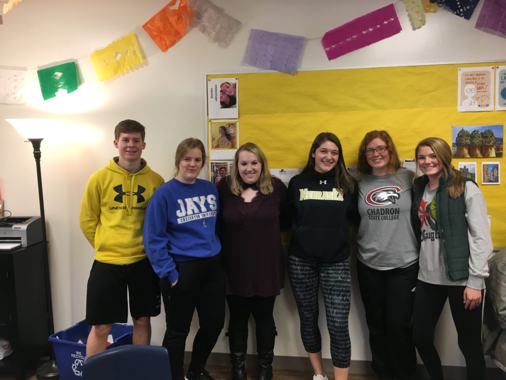 Picture of Spanish Club officers
